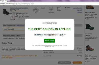 Coupons autoapply